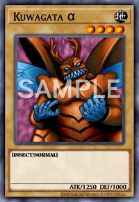 Kuwagata α, Yu-Gi-Oh! card, EARTH