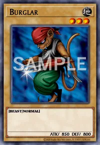Burglar, Yu-Gi-Oh! card, EARTH