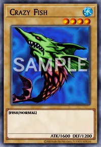 Crazy Fish, Yu-Gi-Oh! card, WATER
