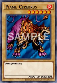 Flame Cerebrus, Yu-Gi-Oh! card, FIRE
