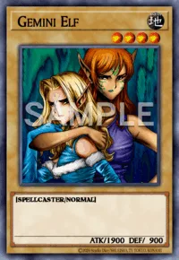 Gemini Elf, Yu-Gi-Oh! card, EARTH