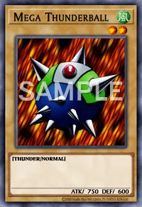 Mega Thunderball, Yu-Gi-Oh! card, WIND