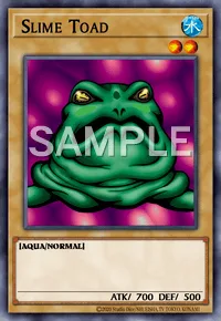 Slime Toad (Updated from: Frog the Jam), Yu-Gi-Oh! card, WATER