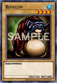 Behegon, Yu-Gi-Oh! card, WATER