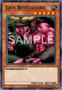 Lava Battleguard, Yu-Gi-Oh! card, EARTH