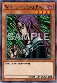 Witch of the Black Forest, Yu-Gi-Oh! card, DARK