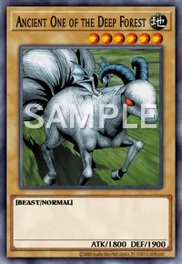 Ancient One of the Deep Forest, Yu-Gi-Oh! card, EARTH