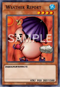 Weather Report, Yu-Gi-Oh! card, WATER