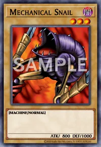 Mechanical Snail, Yu-Gi-Oh! card, DARK