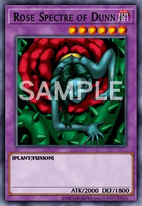 Rose Spectre of Dunn, Yu-Gi-Oh! card, DARK