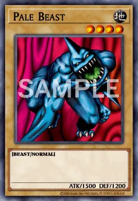 Pale Beast, Yu-Gi-Oh! card, EARTH