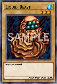 Liquid Beast, Yu-Gi-Oh! card, WATER