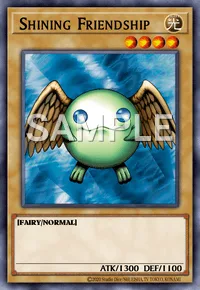 Shining Friendship, Yu-Gi-Oh! card, LIGHT