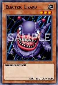Electric Lizard, Yu-Gi-Oh! card, EARTH
