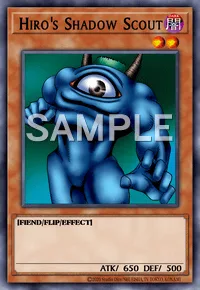 Hiro's Shadow Scout, Yu-Gi-Oh! card, DARK