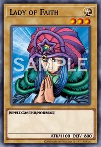 Lady of Faith, Yu-Gi-Oh! card, LIGHT
