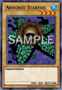 Armored Starfish, Yu-Gi-Oh! card, WATER
