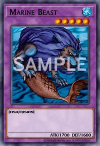 Marine Beast, Yu-Gi-Oh! card, WATER