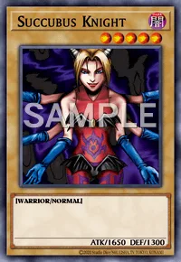 Succubus Knight, Yu-Gi-Oh! card, DARK