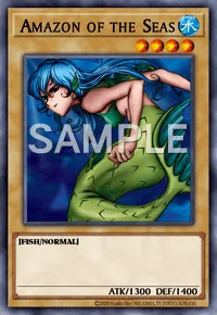 Amazon of the Seas, Yu-Gi-Oh! card, WATER