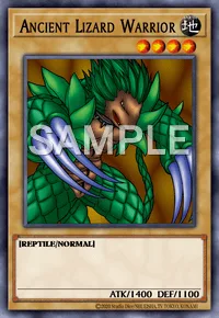 Ancient Lizard Warrior, Yu-Gi-Oh! card, EARTH