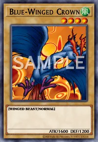 Blue-Winged Crown, Yu-Gi-Oh! card, WIND