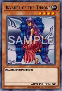 Invader of the Throne, Yu-Gi-Oh! card, EARTH