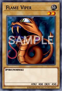 Flame Viper, Yu-Gi-Oh! card, EARTH