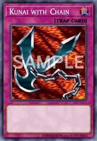 Kunai with Chain, Yu-Gi-Oh! card, TRAP