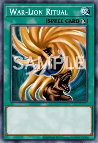 War-Lion Ritual, Yu-Gi-Oh! card, SPELL