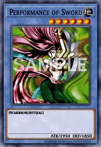 Performance of Sword, Yu-Gi-Oh! card, EARTH