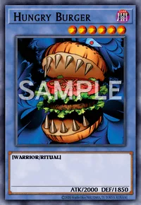 Hungry Burger, Yu-Gi-Oh! card, DARK