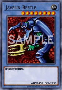 Javelin Beetle, Yu-Gi-Oh! card, EARTH