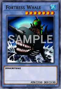 Fortress Whale, Yu-Gi-Oh! card, WATER