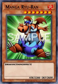 Manga Ryu-Ran, Yu-Gi-Oh! card, FIRE