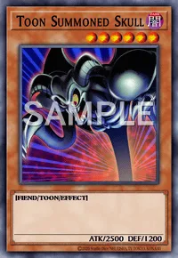 Toon Summoned Skull, Yu-Gi-Oh! card, DARK