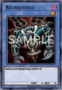 Relinquished, Yu-Gi-Oh! card, DARK