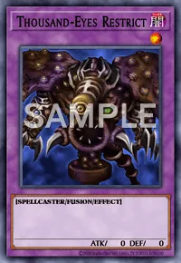 Thousand-Eyes Restrict, Yu-Gi-Oh! card, DARK