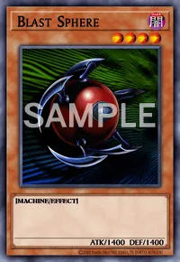 Blast Sphere, Yu-Gi-Oh! card, DARK