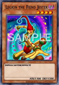 Legion the Fiend Jester, Yu-Gi-Oh! card, DARK