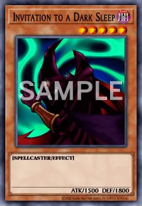 Invitation to a Dark Sleep, Yu-Gi-Oh! card, DARK