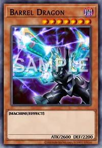 Barrel Dragon, Yu-Gi-Oh! card, DARK