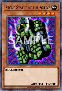 Stone Statue of the Aztecs, Yu-Gi-Oh! card, EARTH