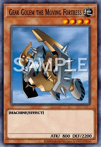 Gear Golem the Moving Fortress, Yu-Gi-Oh! card, EARTH