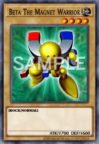 Beta The Magnet Warrior, Yu-Gi-Oh! card, EARTH