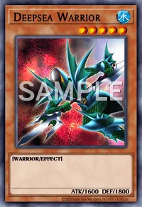 Deepsea Warrior, Yu-Gi-Oh! card, WATER