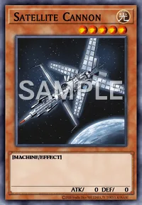 Satellite Cannon, Yu-Gi-Oh! card, LIGHT