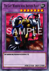 The Last Warrior from Another Planet, Yu-Gi-Oh! card, EARTH