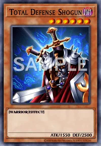 Total Defense Shogun, Yu-Gi-Oh! card, DARK