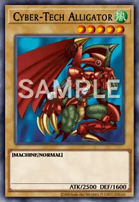 Cyber-Tech Alligator, Yu-Gi-Oh! card, WIND